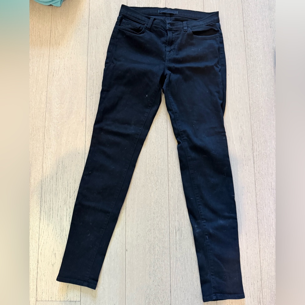 J Brand Black Skinny Jeans - Size 28